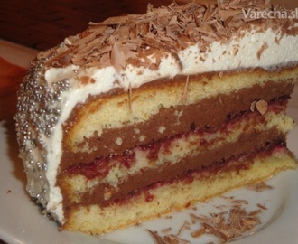 Čokoládová torta s mascarpone (fotorecept)