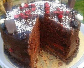 FOUR LAYER CHOCOLATE CAKE