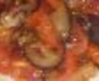 Baklažánovo paradajkový šalát