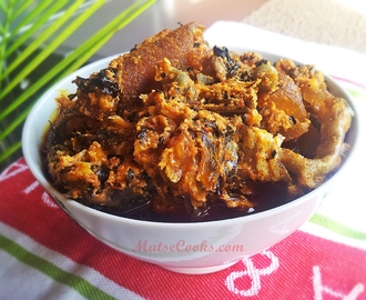 Bitter leaf Egusi soup with Periwinkles