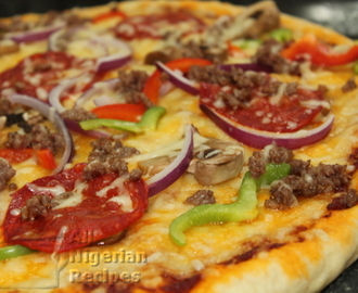 Italian Pizza | Enjoyed by Nigerians