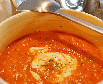 Zupa krem z czerwonej papryki