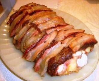 Rocambole de Carne Moída e Bacon