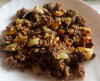Madhouse recipe : Sweet & Spicy Curried Mince