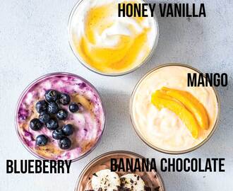 6 Homemade Greek Yogurt Flavor Ideas (Clean Eating, Gluten Free and DIY)