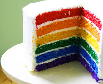 R is for Rainbow Cake