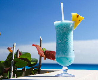 Cocktail Blue Hawaiian avec Thermomix