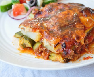 Moussaka with Courgettes - Recipe Re-Vamp with Potatoes