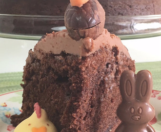 Chocolade carrot cake : worteltaart voor Pasen