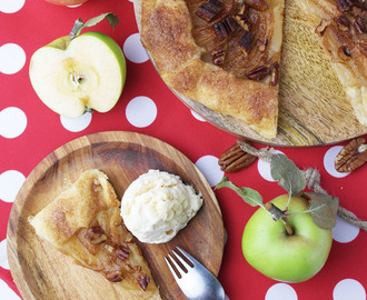Apfel-Galette mit Pekannüssen | Blogevent: Apfelbäckchen – die große Apfelkuchen-Liebe ❤