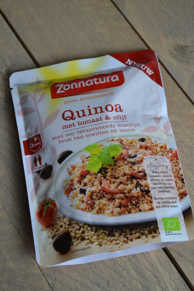 Review: Quinoa met olijf en tomaat van Zonnatura