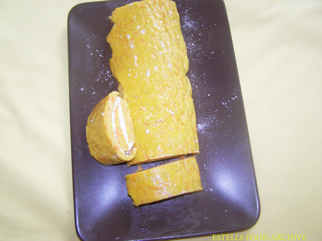 Carrot Cake roll