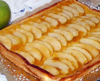 Tarta de manzana con flan por MENOS DE 3 EUROS. RETO