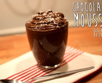 Recept: Chocolade Mousse – Suikervrij, Botervrij, Lactosevrij!