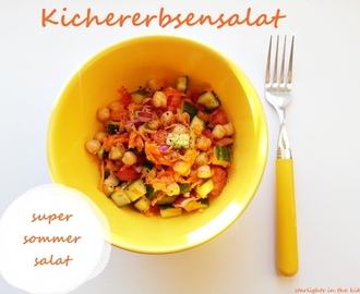 [FOOD] Super-Sommer-Salat: Kirchererbsensalat mit Gurke und Karotten