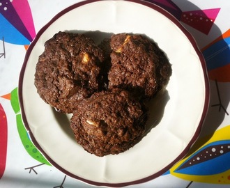 Celozrnné čokoládové cookies