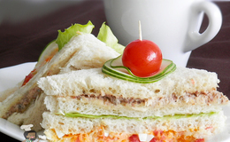 Nigerian salad sandwich