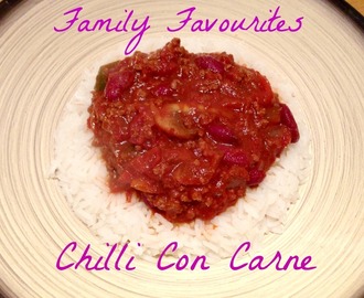 Family Favourites – Chilli Con Carne