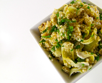 Quinoa Salad with Artichokes and Parsley