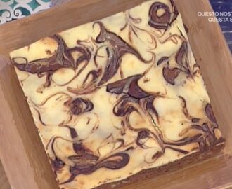 “La prova del cuoco”: torta brownies cheesecake di Natalia Cattelani