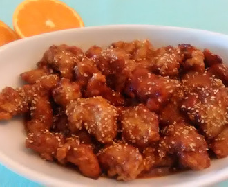Pollo a la naranja (estilo chino)