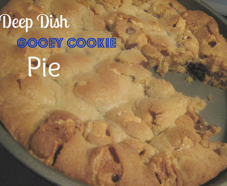 Deep Dish Gooey Cookie Pie