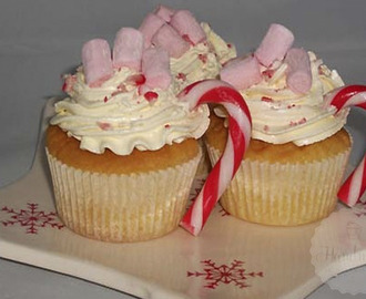 Kerst kopjes cupcakes
