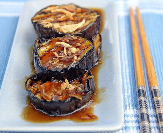 Grilled Eggplants in Garlic Oyster Sauce