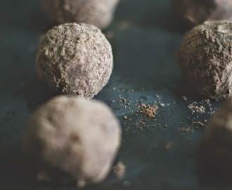 Pure chocolade truffels