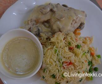 Food Monday – Xquisite’s Chicken in Mushroom sauce in Lekki