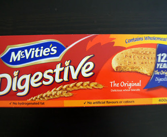 Vegan English baking: Fruit digestive biscuits (cookies)