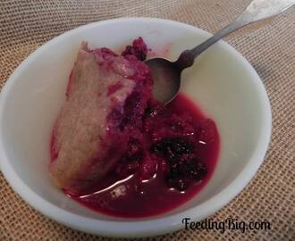 Slow Cooker Mixed Berry Pudding Cake