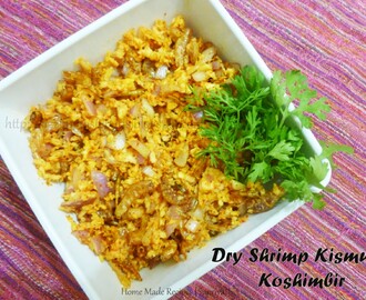Dry Shrimp Kismur / Dry Prawns Salad - A Goan Delicacy