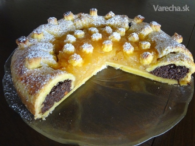 Jablkovo-makový koláč - Apple pie with poppy seeds (fotorecept)
