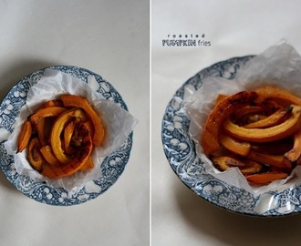 Gezonde friet: Geroosterde pompoen met zeezout