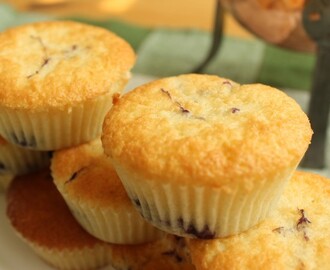 Grundrecept muffins - med blåbär!