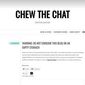 Chew the Chat