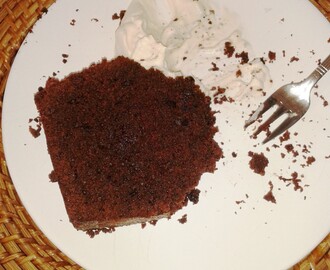 Double Chocolate Espresso Cake & Whipped Coffee Cream