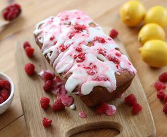 My Gluten Free Raspberry and Lemon Yoghurt Loaf Cake Recipe (dairy free, low FODMAP)