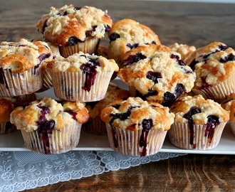 Blueberry-crumble muffins van Ottolenghi