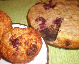 Meggyes zabpelyhes muffin  jót tesz nekünk