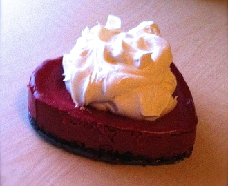 Valentine's Day Red Velvet Cheesecake