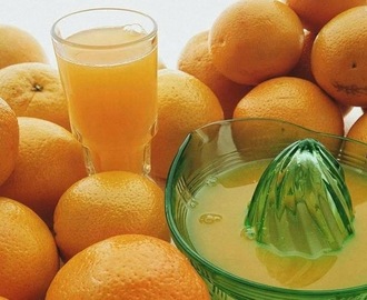 Receitas medicinais com suco laranja