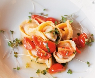 Tortelliny plnené paradajkami (fotorecept)