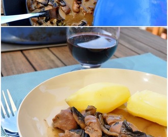 Recette de rognons (veau, porc..) au vin blanc et à la moutarde (Bourgogne)