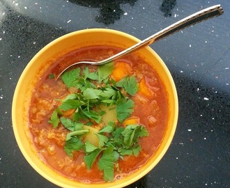 Rode linzen soep