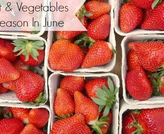 UK Fruit and Vegetables in Season in June