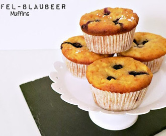 Apfel-Blaubeer Muffins