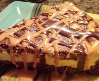 Keto Brownie Swirl Cheesecake