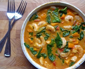 * Coconut Prawn Curry {Hairy Dieters}